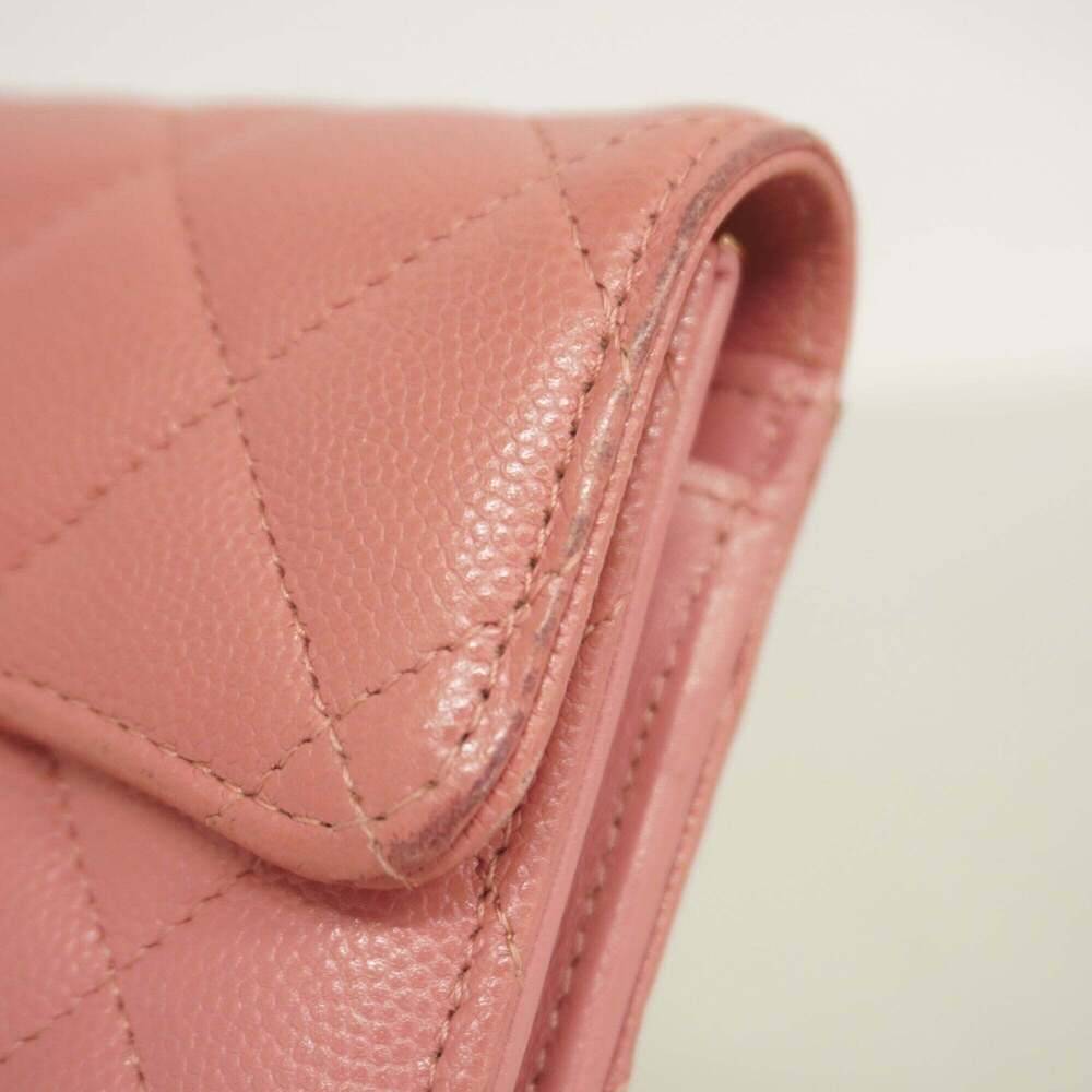 CHANEL Pink Caviar Leather Wallet - Picture 10 of 11